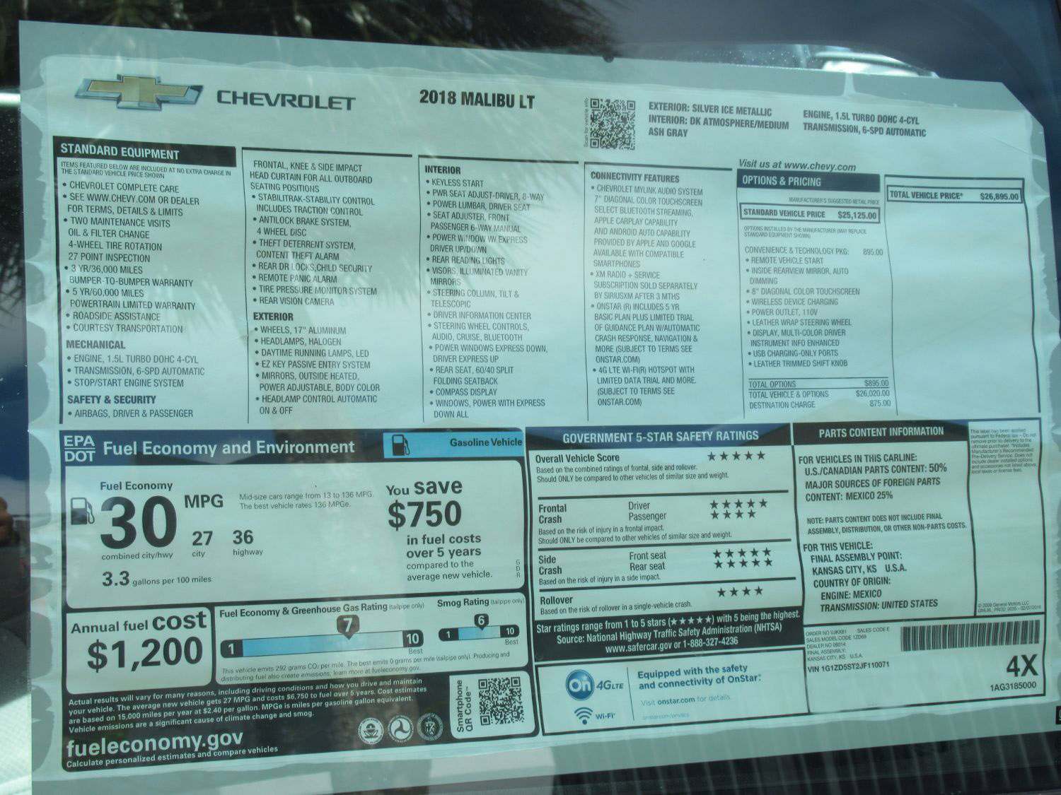 2018 Chevrolet Malibu